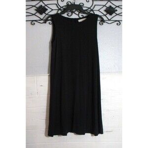Loft Black Knit Dress Size S Sleeveless Round Neck